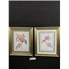 Image 1 : Pair of Lovely Framed Botanicals 9.5" x 11.5"