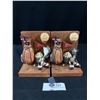 Image 4 : Golf Lot - Clocks, Bookends, & Trading Cards