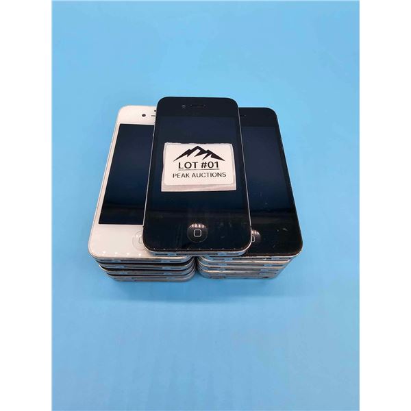 Lot of 11 iPhone 4 - USED AS IS - UNTESTED