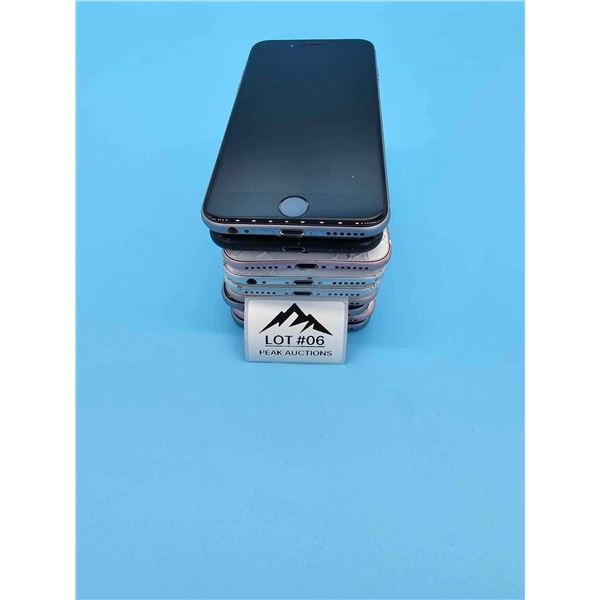 Lot of 10 iPhone 6 and iPhone 7 USED AS IS - UNTESED