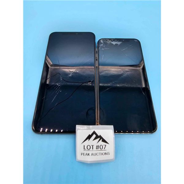 Lot of 2 iPhone 10 USED AS IS - UNTESTED