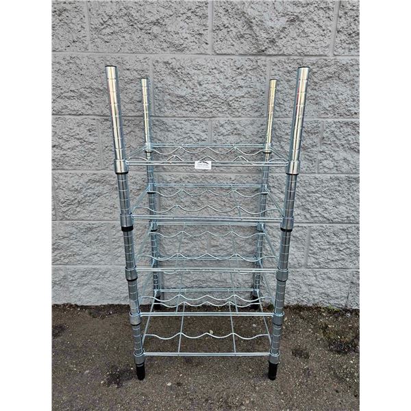 Lot of 1 steel Wine Rack