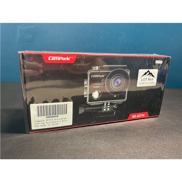 Lot of 1 Campark ACT74 Action/Sports Camera w/ 4K Recording