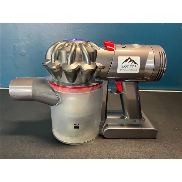 Lot of 1 Dyson Handheld Vacuum w/ Battery - Used - Powers on!
