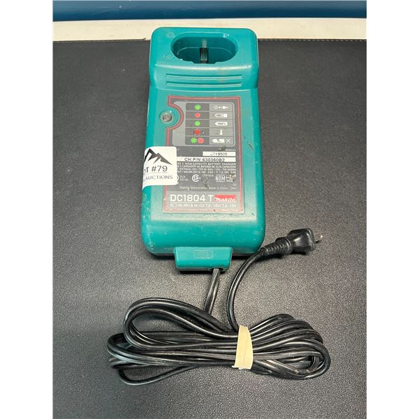Lot of 1 Makita DC1804T Battery Charger - Used