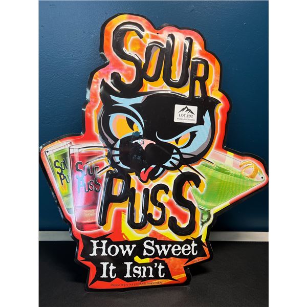 Lot of 1 Sour Puss Sign - Used