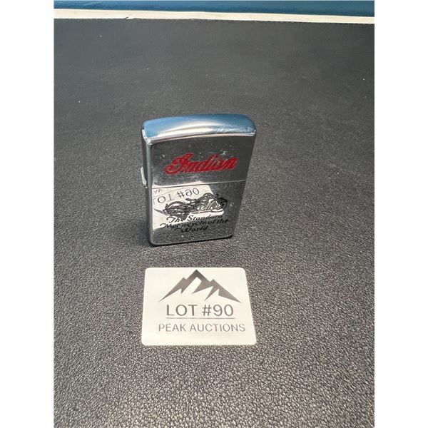 Lot of 1 Indian Motorcycle Zippo Lighter - Used