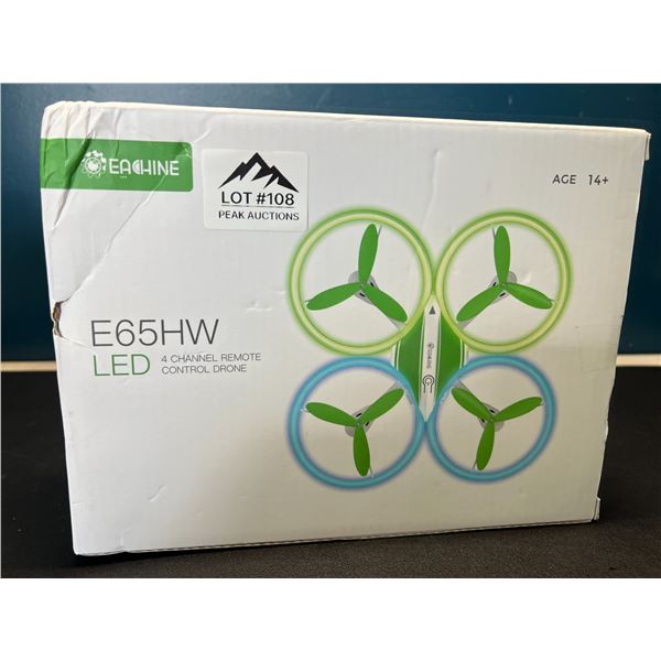 Lot of 1 Eachine E65HW LED 4-Channel Remote Control Drone