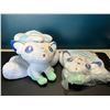 Image 1 : Lot of 2 Alolan Vulpix Pokemon Plushies - 8 inches tall