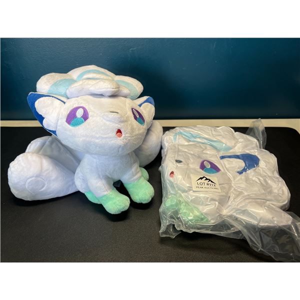 Lot of 2 Alolan Vulpix Pokemon Plushies - 8 inches tall