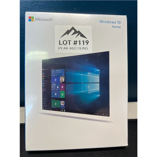 Lot of 1 Windows 10 Home Edition - BRAND NEW SEALED!