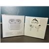 Image 1 : Lot of 2 Pairs of True Wireless Earbuds w/ Wireless Charging Case - White
