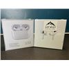 Image 1 : Lot of 2 Pairs of True Wireless Earbuds w/ Wireless Charging Case - White