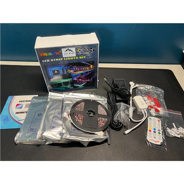 Lot of 1 Rolightic LED RGB Strip Light Kit - 50 FT Length!