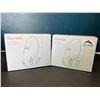 Image 1 : Lot of 2 Glynzak Wireless Bluetooth Over Ear Headphones - 65hr music/talk time! - Rose Gold