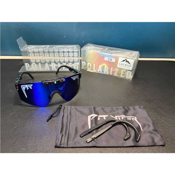 Lot of 2 Pit Viper Polarized Sunglasses