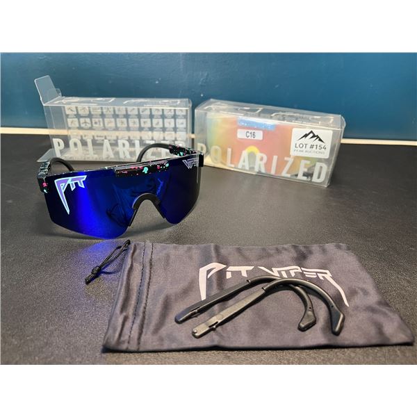 Lot of 2 Pit Viper Polarized Sunglasses