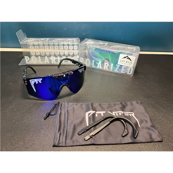 Lot of 2 Pit Viper Polarized Sunglasses