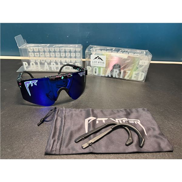 Lot of 2 Pit Viper Polarized Sunglasses