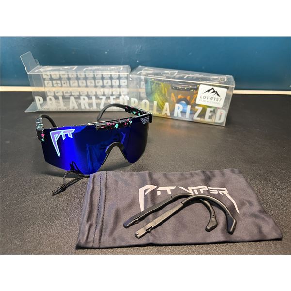 Lot of 2 Pit Viper Polarized Sunglasses
