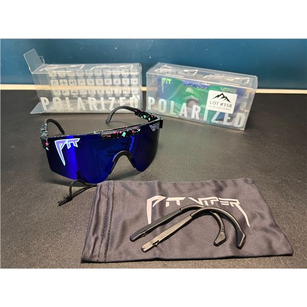 Lot of 2 Pit Viper Polarized Sunglasses
