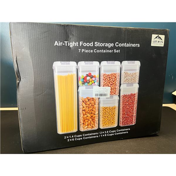 Lot of Air-Tight Food Storage Containers (7 PC Set)