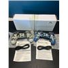 Image 1 : Lot of 2 Wireless Double-Shock Controllers For Playstation 4 (PS4) - Camo Design (Blue+Green)
