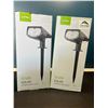 Image 1 : Lot of 2 Boxes of Litom 12LED Solar Landscape Lights - 2PCS Per Box (4 Lights Total)