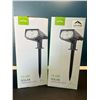 Image 1 : Lot of 2 Boxes of Litom 12LED Solar Landscape Lights - 2PCS Per Box (4 Lights Total)