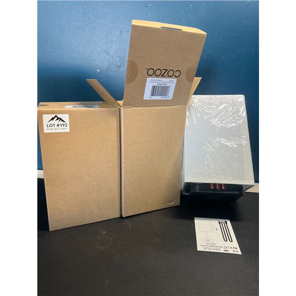 Lot of 2 Table Lamps w/ USB Charging Bases!