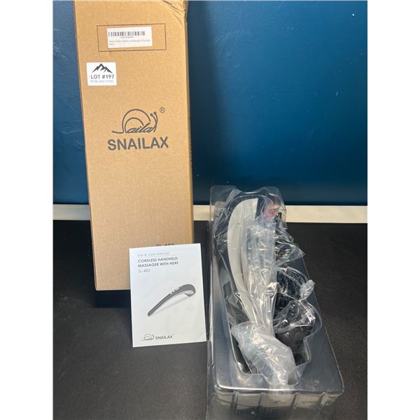 Lot of 1 Snailax Cordless Handheld Massager with Heat
