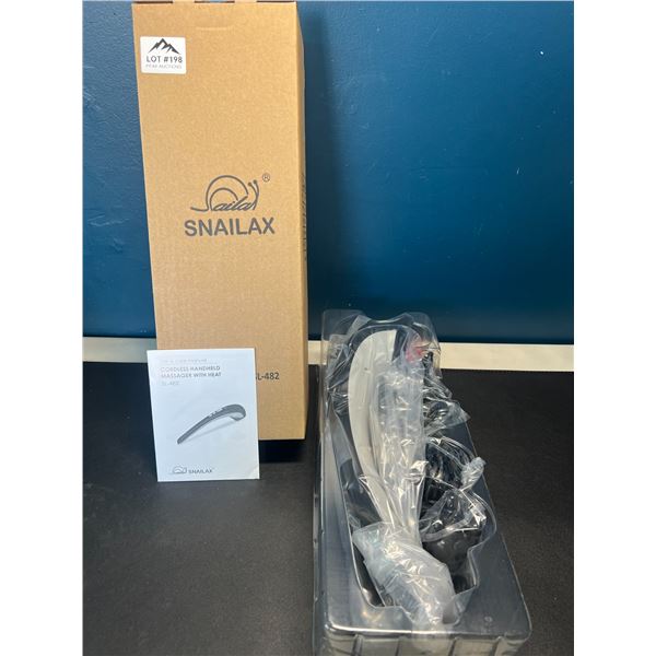 Lot of 1 Snailax Cordless Handheld Massager with Heat