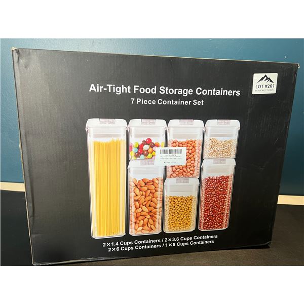 Lot of Air-Tight Food Storage Containers (7 PC Set)