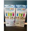 Image 3 : Lot of 2 FrozenMagic Squeeze Cups - Slushie Cups!