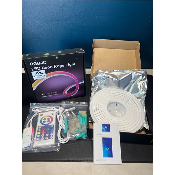 Lot of 2 LED Neon Rope Light Kits