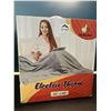 Image 1 : Lot of 1 Electric Heated Throw Blanket - 50x60inch - Grey
