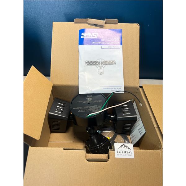 Lot of 1 Sansi Motion-Activated Ceramic LED Security Light