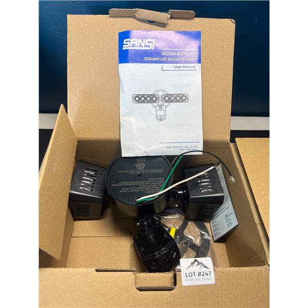 Lot of 1 Sansi Motion-Activated Ceramic LED Security Light