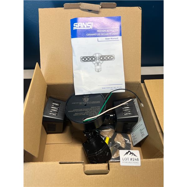Lot of 1 Sansi Motion-Activated Ceramic LED Security Light