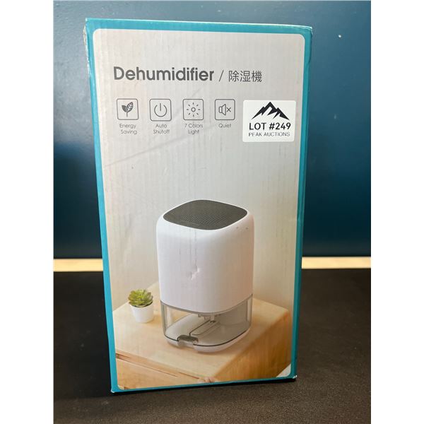 Lot of 1 Household Portable Dehumidifier w/ LED Lights & 1000ml tank