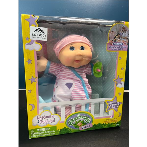Lot of 1 Cabbage Patch Kids Naptime at Babyland Baby Doll