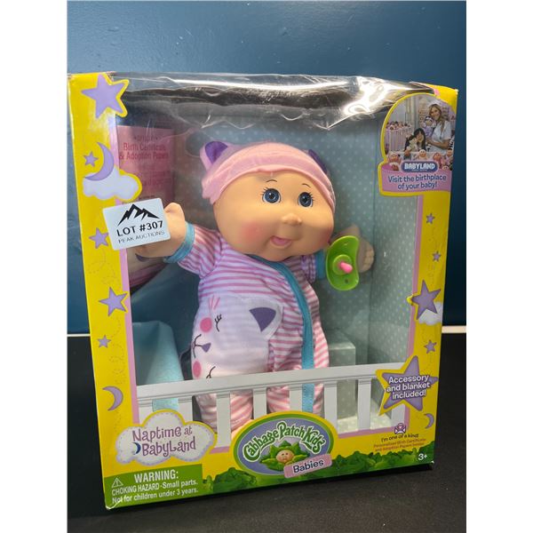Lot of 1 Cabbage Patch Kids Naptime at Babyland Baby Doll