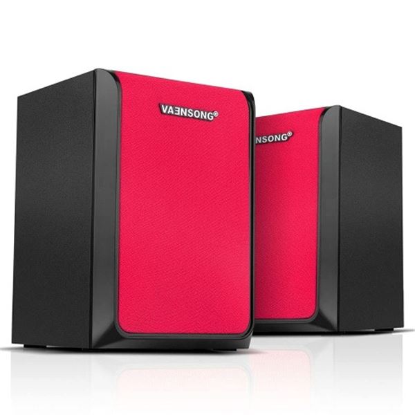 Lot of 1 Pair of Vaensong USB 2.0 Computer Speakers w. Surround Sound