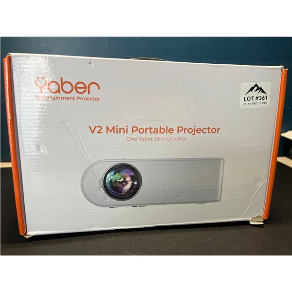 Lot of 1 Yaber V2 Mini Portable WiFi Video Projector