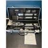 Image 1 : Lot of 1 Professional Stainless Steel BBQ Grill Tool Set w/ Storage Case - 16 PCS