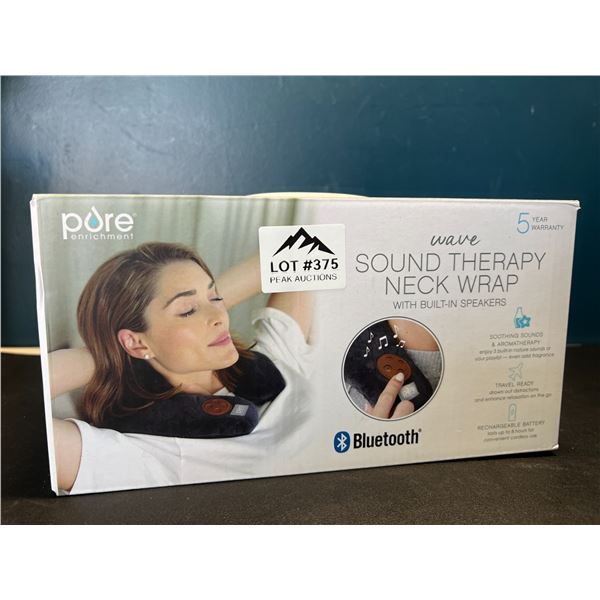 Lot of 1 Pure Wave Sound Therapy Neck Wrap w/ Built-In Speakers