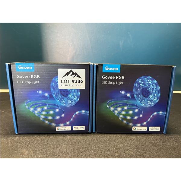 Lot of 2 Govee RGB LED Strip Light Kits - 16.4FT each