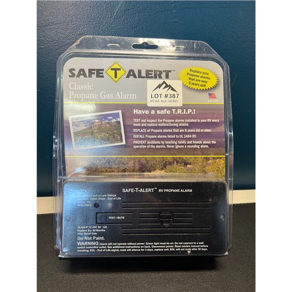 Lot of 1 Safe T Alert - Classic Propane Gas Alarm for RV's