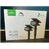 Image 1 : Lot of Litom 30LED Solar Landscape Lights - 2pack