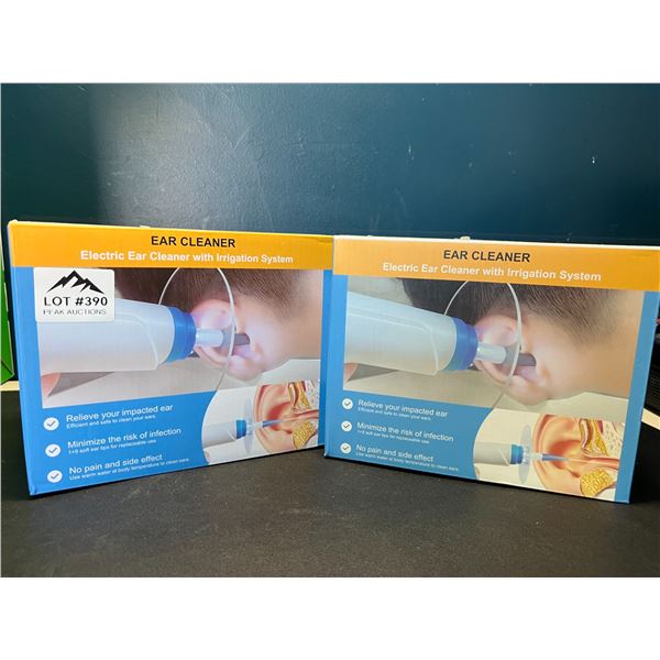Lot of 2 Electric Ear Cleaners w/ Irrigation System
